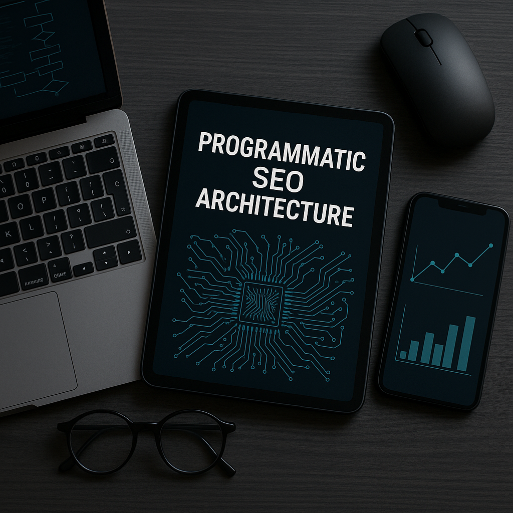 Programmatic SEO Architecture enterprise architecture diagram and strategic workflow